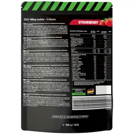 Zec+ Nutrition Whey Isolate Erdbeere Pulver 750 g