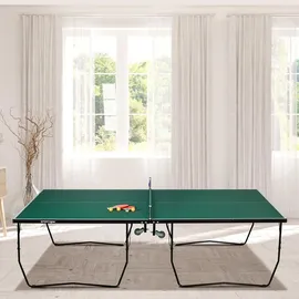 sportnow Tischtennisplatte Klappbar Grün