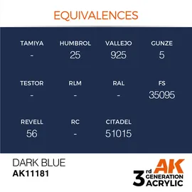 AK-Interactive AK 3GEN Dark Blue 17ml
