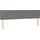 vidaXL Boxspringbett mit Matratze Dunkelgrau 180x200 cm Stoff