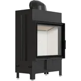 Kamineinsatz aus Stahl KRATKI LUCY 15 kW Ø 200 - Schwarz