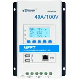 EPEVER Triron 4210N MPPT Solarladeregler Charge Controller 40A, automatische Erkennung 12/24V max. PV-Eingangsspannung 100V