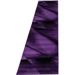 Teppich AYYILDIZ TEPPICHE "MIAMI 6590", lila, B:80cm H:12mm L:300cm, Polypropylen, Teppiche, strapazierfähig / pflegeleicht/ Kurzflorteppich