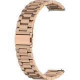 König Design Sport Ersatz Armband für Huawei Watch GT 3 46 mm Edelstahl Band Loop Neu, Uhrenarmband, Gold