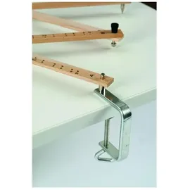 RUMOLD Rumold, Lineal, Pantograph 40 cm, Holz) natur 40cm mit Schraubzwinge
