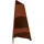 vidaXL Feuerplatz Ø 95 cm Braun
