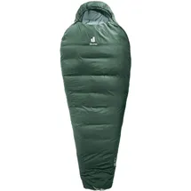 Deuter Mumienschlafsack Orbit 0 SL, Kapuze, Zweiwegereißverschluss, koppelbar, für Damen, ivy-sage