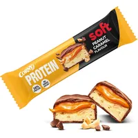 Protein Riegel | Corny | Soft Peanut-Caramel Flavor | 30% Protein | Eiweißriegel ohne Zuckerzusatz | Einzelriegel 45g