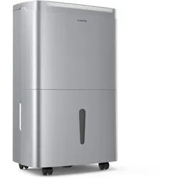 Klarstein DryFy Connect 50 Dehumidifier | 50 L / Day | 45-55 m2 | App Control | Mobile | Water Tank Edelstahl