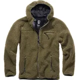 Brandit Textil Brandit Teddyfleece Worker Jacke, grün, Größe XL für Männer