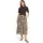 Cartoon Maxirock Damen Animalprint Beige 38