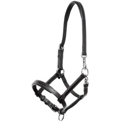Kavalkade Lederhalfter Fohlen & Jährling (Fohlen) - Schwarz-Silber - Fohlen