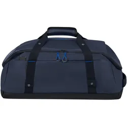Reisetasche SAMSONITE "ECODIVER DUFFLE S", Gr. B/H/T: 55cm x 24cm x 31cm, blau (blau nights), PET, Taschen, Travelbag Reise Reisegepäck wasserfest reflektierend