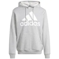 adidas Herren Kapuzenpullover Big Logo Fleece Hoodie IJ8910 S - Medium Grey Heather - S