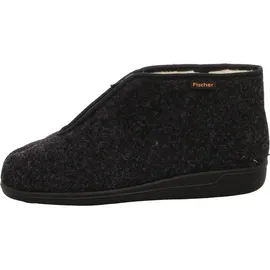 Fischer Markenschuh Hohe Hausschuhe Schwarz (Anthrazit 205) 45