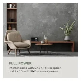 Auna Silver Star Mini Two Internet schwarz