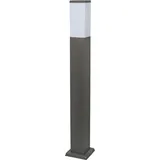 QAZQA Moderne Außen-Pollerleuchte Edelstahl 80 cm IP44 Lieferumfang: E27 LED weiß