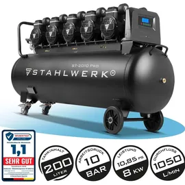 STAHLWERK ST-2010 Pro 200 L 10 bar 8 kW 1050 l/min