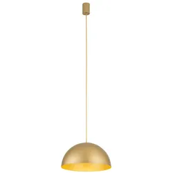 Licht-Erlebnisse Pendelleuchte HEMISPHERE 1x GX53 bis 12 W Gold matt Metall | LE93320