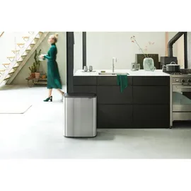 Brabantia Bo Touch Bin 60 l Silber