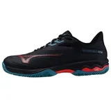 Mizuno Herren Padelschuhe Mizuno Wave Exceed Light 2 M Padel Salute/Hibiscus/Enamel Blue EUR 42 - Weiß