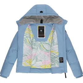 Ragwear Damen Winterjacke warme wasserdichte Steppjacke mit Kapuze Briony YOUMODO Cloud Gr. XL - XL
