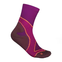 Bauerfeind Sports Damen Run Performance Mid Cut Socks pink