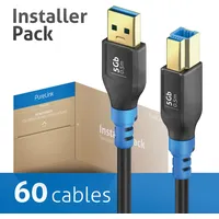 PureLink FlexInstall USB-A auf USB-B Kabel USB 3.0 5Gbps