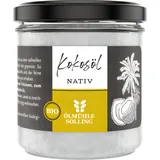 ÖLMÜHLE SOLLING - BIO Kokosöl | 100% natives Bio-Kokosnussöl | Ideal geeignet zum Braten, Backen und Frittieren, als Haut-& Haarpflege sowie für Hunde und Katzen | Inhalt: 100 ml
