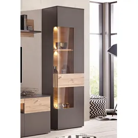 Forte Vitrine Como 60,4 x 41,3 x 203,3 cm Grau
