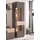 Forte Vitrine Como 60,4 x 41,3 x 203,3 cm Grau