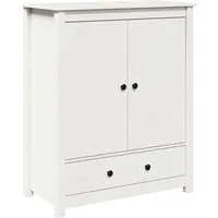 VidaXL Highboard Weiß 83x41,5x100 cm Massivholz Kiefer