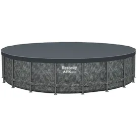 BESTWAY APX365TM Frame Pool Ø 610 x 132 cm inkl. Sandfilteranlage und Abdeckplane