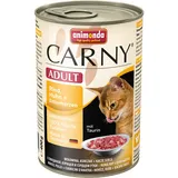 Carny Katzen-Nassfutter Adult Rind und Huhn und Entenherzen 400 g