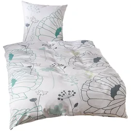 Traumschlaf Moni Floral Grün 155 x 220 cm + 80 x 80 cm