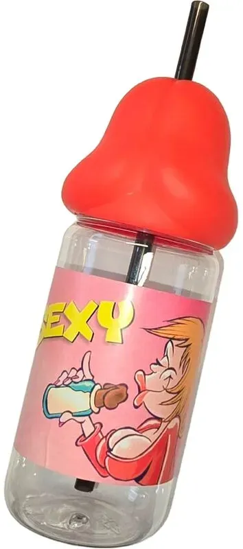 DIABLO PICANTE - PENISFÖRMIGE 360 ML BABYFLASCHE ROT