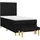 vidaXL Boxspringbett 100 x 200 cm Schwarz