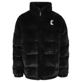 Karl Kani OG Fake Fur Puffer Jacket schwarz S