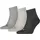 3er Pack anthrazit/light melange grey/medium melange grey 35-38
