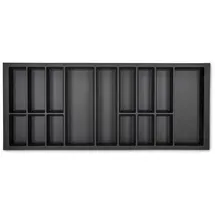 SOTech Orga-Box VII Besteckeinsatz basaltgrau 1200 mm