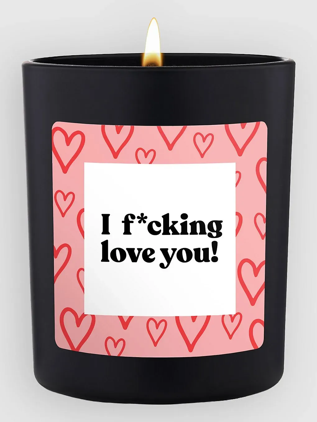 CandleHand I F*Cking Love You Chatty Candle flowery Gr. Uni