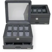 Windrose Tempora - Uhrenkoffer 8 Uhren) 26.5 cm (grau)