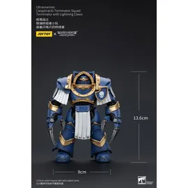 Joy Toy Warhammer The Horus Heresy 1/18 Ultramarines Cataphractii Terminator Squad mit Blitzklingen Actionfigur 14 cm