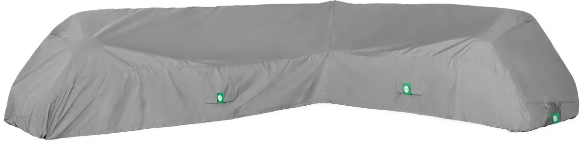 + 10 % Kassenrabatt | SUNS Gartenmöbelabdeckung C3 Ecklounge-Set rechts 344x268x90 cm