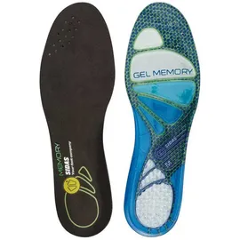 SIDAS Gel Memory Kissen Einlegesohlen 42-43 Schwarz/Blau