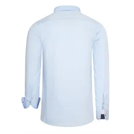 RUSTY NEAL Langarmhemd Slim Fit Blau XL
