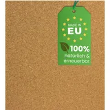 EKB Korkplatte 100x50cm 7mm stark I Natürliche Presskorkplatte für Pinnwand, Wanddekoration oder Schallschutz Akustikplatte I Umweltfreundliches DIY-Projektmaterial zum Basteln & Modellbau