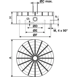 flaig magnetsysteme gmbh & co. kg Magnetrundfutter permanent RS 25 FLAIG