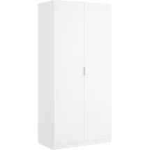 vente-unique HOMEKIT Kleiderschrank, 2 Türen, Weiß, 81 x 184 x 52 cm