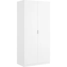 vente-unique HOMEKIT Kleiderschrank, 2 Türen, Weiß, 81 x 184 x 52 cm
